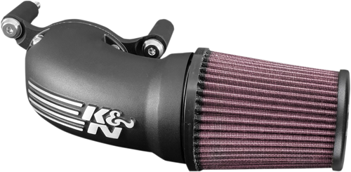 K&N Aircharger Intake System with Cast Aluminum Intake Tube - Satin Black