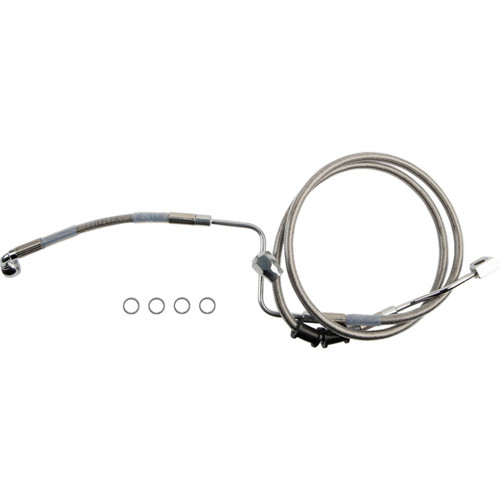Brake Line - Rear - Master Cylinder to ABS - Stainless Steel 17416346