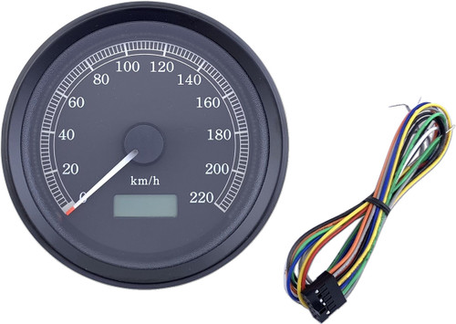 Drag Specialties Speedometer Univ 3.37"Kph