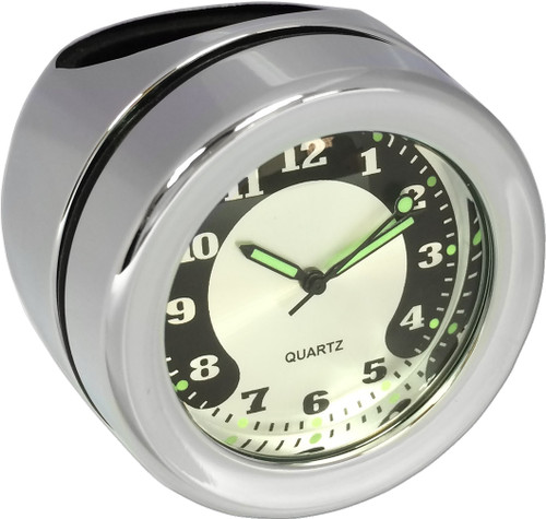 Drag Specialties Clock Chr 1.25" Bar