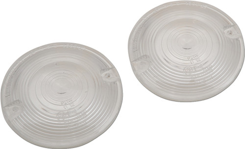 Drag Specialties Lens T/S Flht Clr Dot