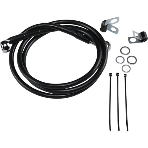 Brake Line - Front - Black - +10" 17412555