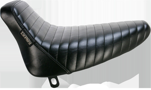 Bare Bones Solo Seat - Pleated - Black - Softail '84-'99