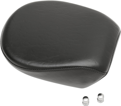 Bare Bones Pillion Pad - Deluxe - Smooth - Black - FLHT '02-'07