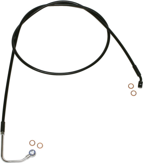 LINE BRAKE MID UPR XR BLK 17415653