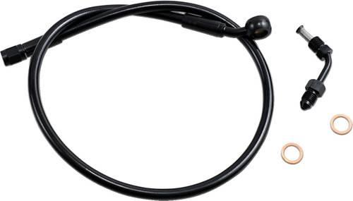 LINE BRAKE UPR W/ADPT BLK 17415682
