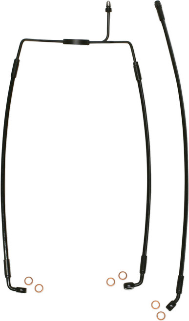 LINE BRAKE FRONT XR BLK 17415591