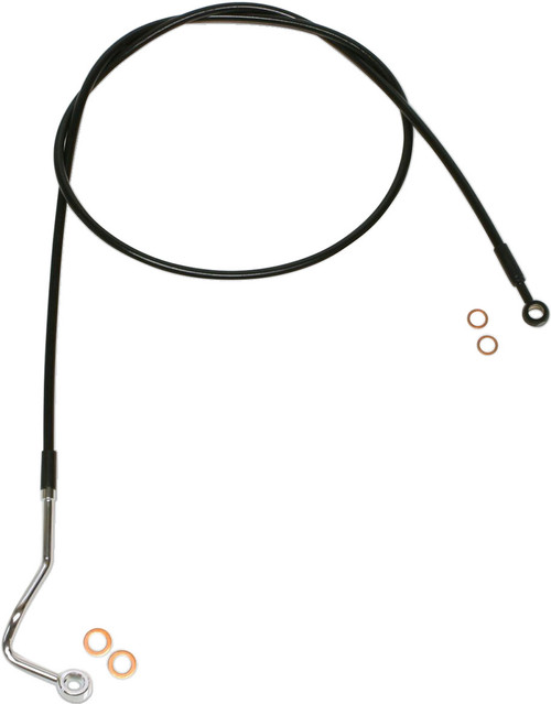 LINE BRAKE MID UPR XR BLK 17415645