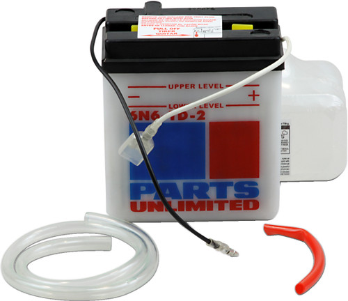 Parts Unlimited Battery 6N6-1D-2