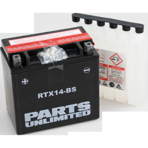 Parts Unlimited Battery-Mnt Free.69 Liter
