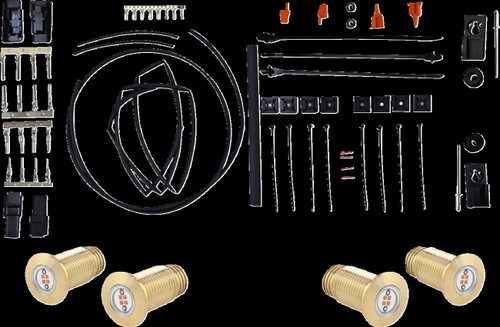 Lightning Bolts Kit - Run/Brake/Turn - Brass