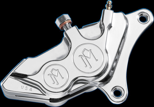 Performance Machine Caliper - Front Left - Chrome - 00-17 Harley-Davidson