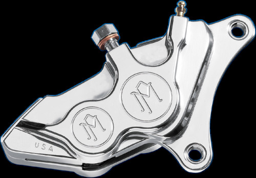 Performance Machine Caliper - Front Right - Chrome - 00-17 Harley-Davidson