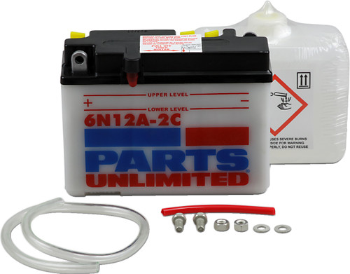 Parts Unlimited Battery 6N12A-2C (B54-6)