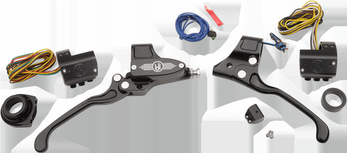 Handlebar Control Set - Cable - 9/16" Master Cylinder - Black