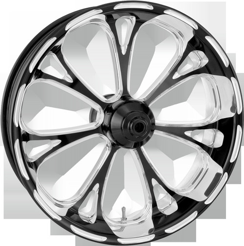 Performance Machine Wheel - Virtue - Rear - Single Disc/with ABS - Platinum Cut? - 18x 5.5 - '09+ FLT