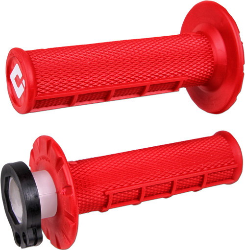 Grips - MX - Half Waffle - Red