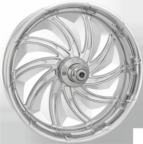 Wheel - Supra - Front - Dual Disc/with ABS - Chrome - 21x3.5 - '08+ FL