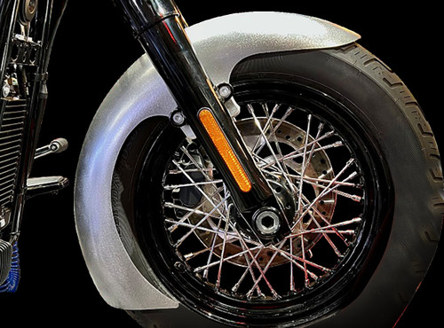 Thicky Front Fender - OEM - With Satin Adaptors - M8 Softail?