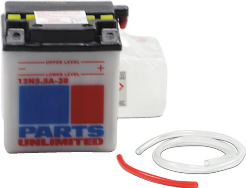 Parts Unlimited Battery 12N5.5A-3B