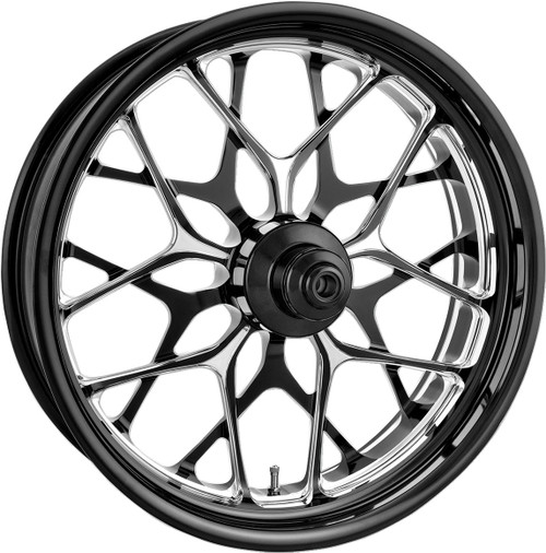 Performance Machine Wheel - Galaxy - Front - Dual Disc/with ABS - Platinum Cut? - 21x3.5 - '08+ FL