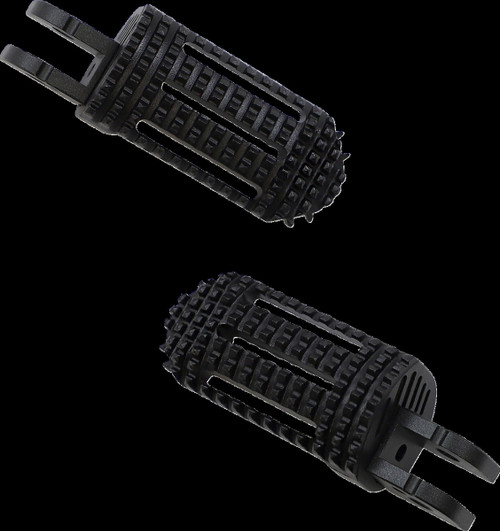 Flip Footpegs - Black - Suzuki