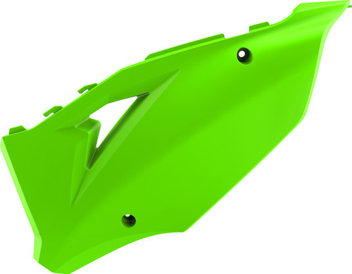 Polisport Side Panels - Restyle '03-'08 Kawasaki KX 125/250/450 - Lime Green