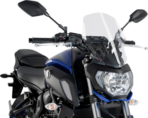 Race Windscreen - 14-1/4" - Clear - Tour - Yamaha