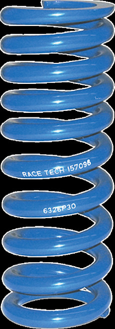 Progressively Wound Shock Spring - Blue - P30 - Spring Rate 532 lb/in
