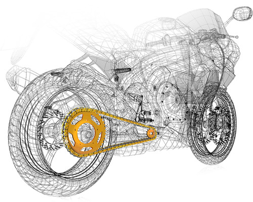 Chain and Sprocket Kit - Triumph - 865 Bonneville/Thruxton - '07-'15/865 T100 - '06-'14