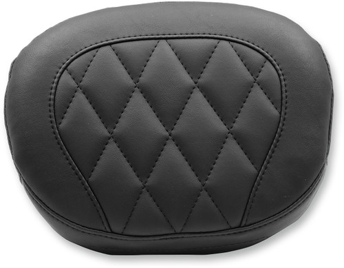 Sissy Bar Pad - Large - Black - Diamond - FXS/FLS '11-'17