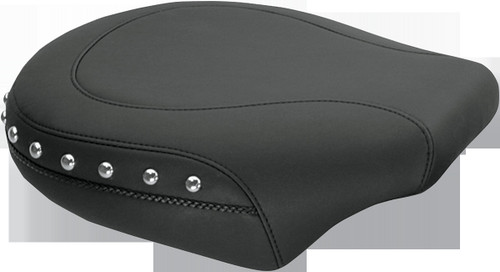 Wide Rear Seat - Studded - Black - FL/FX '11-'17