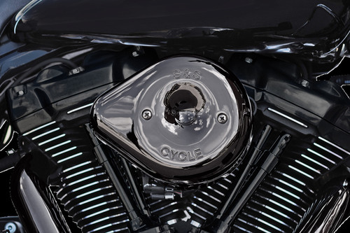 Air Cleaner Kit Stealth Teardrop Lava Chrome 2017-2023 M8