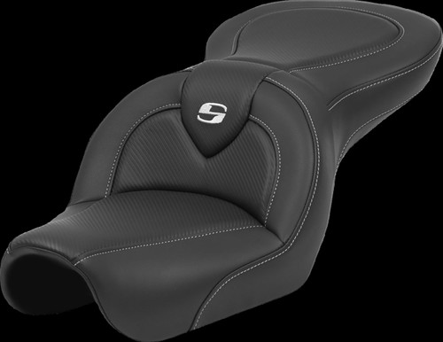 Saddlemen Seat Roadsofa Cf Ext Rch W/Br Black Stitch