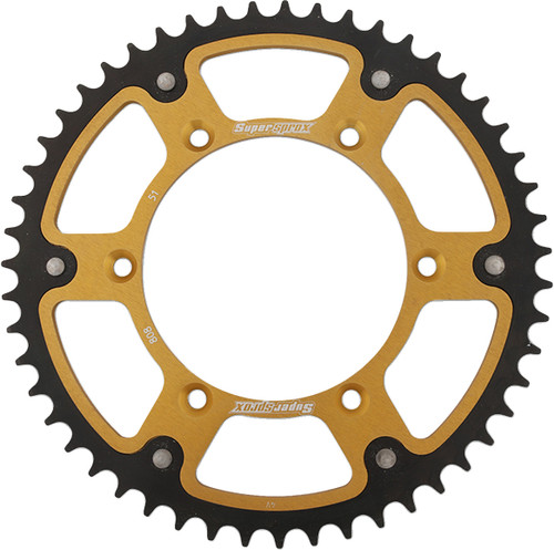 SUPERSPROX Stealth Rear Sprocket - 51 Tooth - Gold - Suzuki - 10' - 11' RMX 450 X