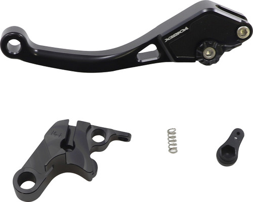 Vortex Race Short Clutch Lever - '09-'18 Aprilia Tuono V4/RSV4/ '09-'18 Suzuki GSX-S/GSX-R/ '14-'19 Yamaha MT/FZ/YZF - Black