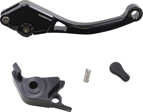 Vortex Race Short Brake Lever - '04-'18 Aprilia/ '03-'18 Ducati/ '05-'19 KTM/ '11-'16 MV Agusta/ '11-'19 Triumph - Black