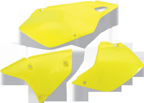 UFO Side Panels - '00-'16 Suzuki DR-Z 400 E - Yellow