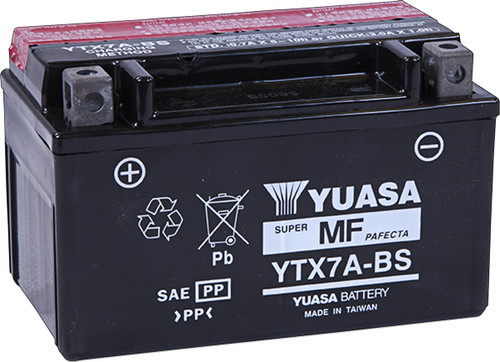 Yuasa Battery-Mnt Free.33 Liter YTX7ABS
