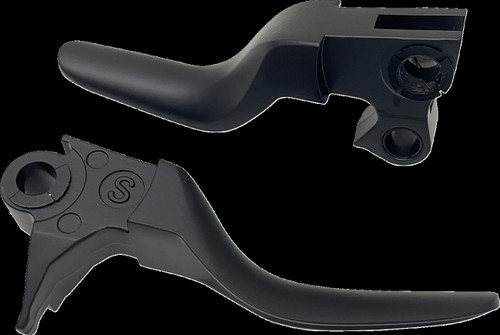 Drag Specialties Lever Set Short Matte Black 96-17 Bt