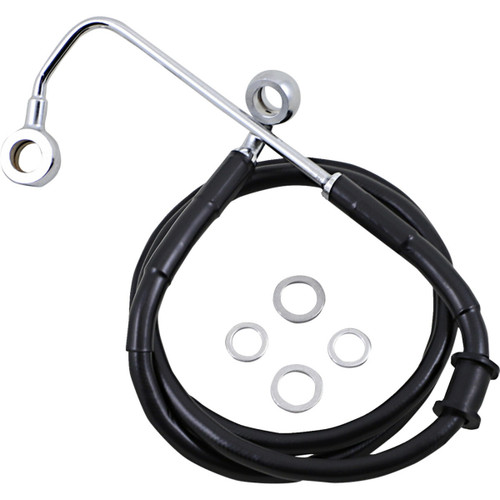 Brake Line - +10" - Black - '15-'17 Softail 17415787