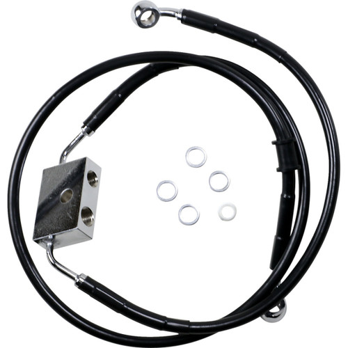Brake Line - Front - +12" - Black - XL 17415313