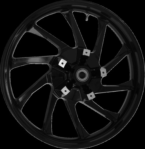 Wheel Front Hurricane Dual Disc W/O Abs Blk 21" 00-07 Tour