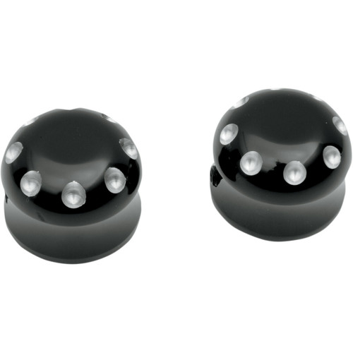 Caps Axle 84-06 Flst Blk