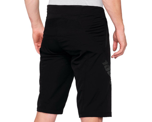 100% Airmatic Shorts- Black- 38