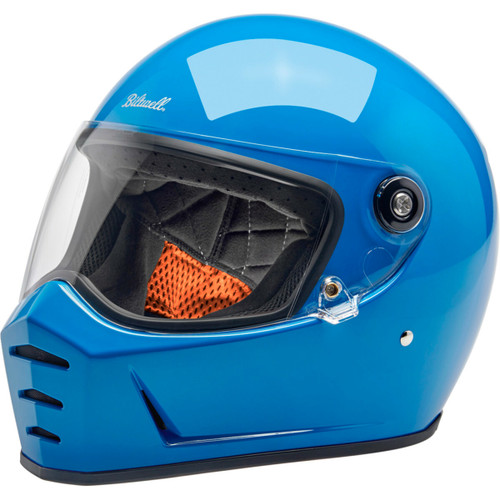 Biltwell Lane Splitter 22.06 Helmet - Gloss Tahoe Blue - 2XL