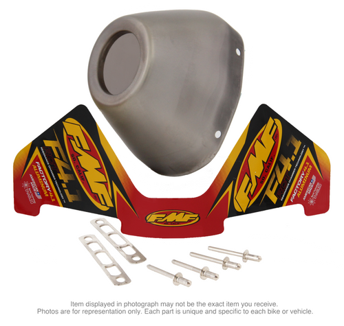 FMF RCT S/S REPLACEMENT END CAP KIT 040641