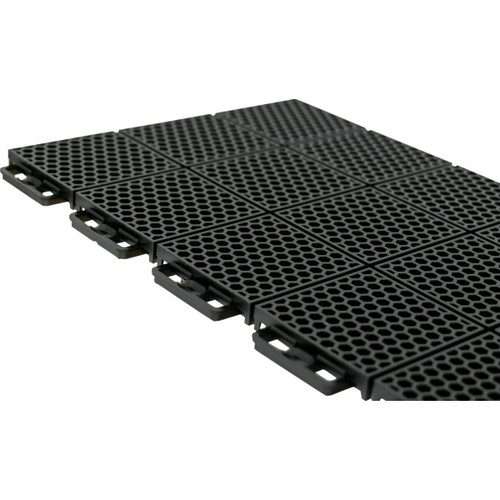 Caliber Flooring Protech - Smooth - 8 Pc. - Blk.