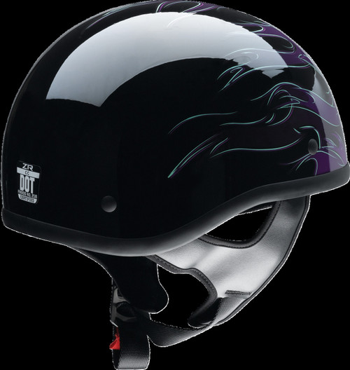 Z1R CC Beanie Helmet - Hellfire - Purple - Medium