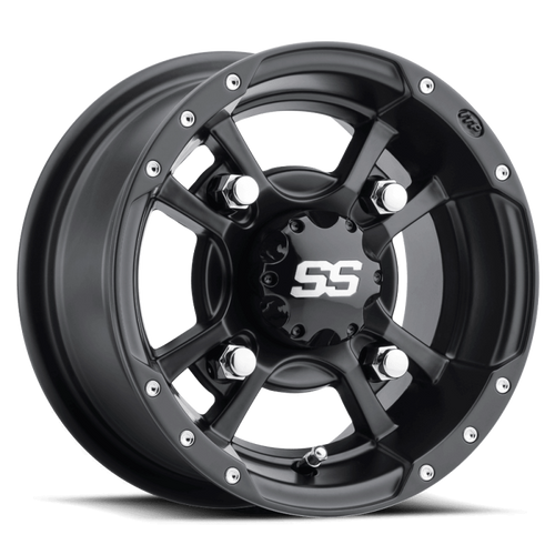 ITP SS 112 10x8 / 4x110 BP / 3+5 Offset Black Wheel